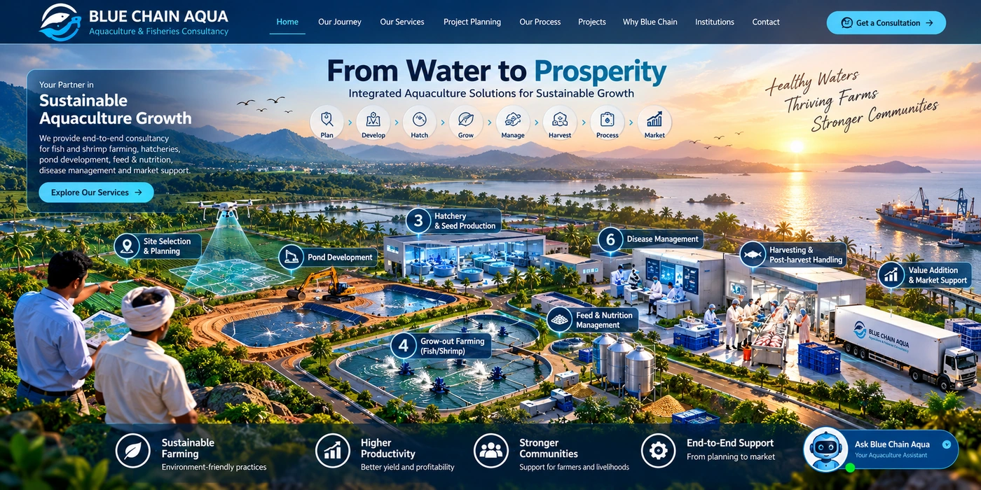 Site selection and aquaculture project planning